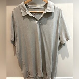 Grey Marine Layer Sport Polo